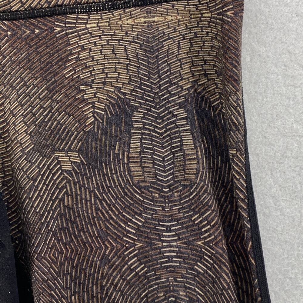 LULULEMON Leggings 6 Wunder Under Crop II Full On Luon Yoga Gym Stretch Brown - Picture 2 of 9